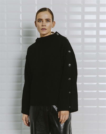 Withblack - Ines WBL Rib Strik - Black
